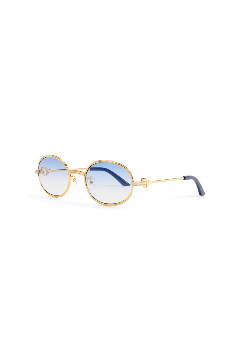 Guardians of the Galaxy x DIFF Eyewear | Galactic Heroes Sunglasses | Solar  Blue and Gold Mirror